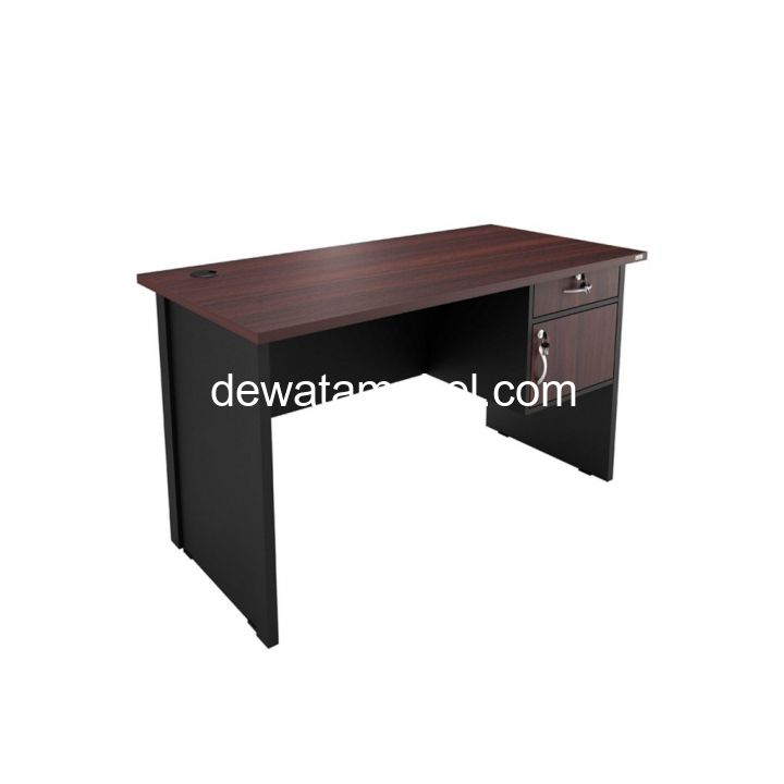 Meja Kantor Ukuran 120 - Orbitrend NST-1061 / Beech / Red Mahogany ...